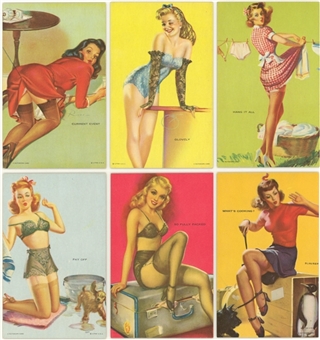 1944 Mutoscope "Follies Girls" Arcade Cards Complete Set (32) 